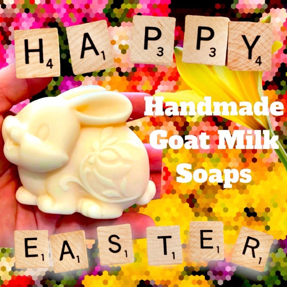🆕 Easter Bunny Carmelite Oaks Farm Handmade Oatmeal and Honey Goat Milk …